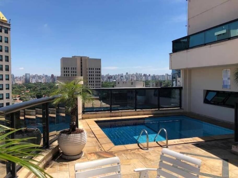 Conforto E Comodidade No Itaim Bibi-Apto 804 Sao Paulo Bagian luar foto